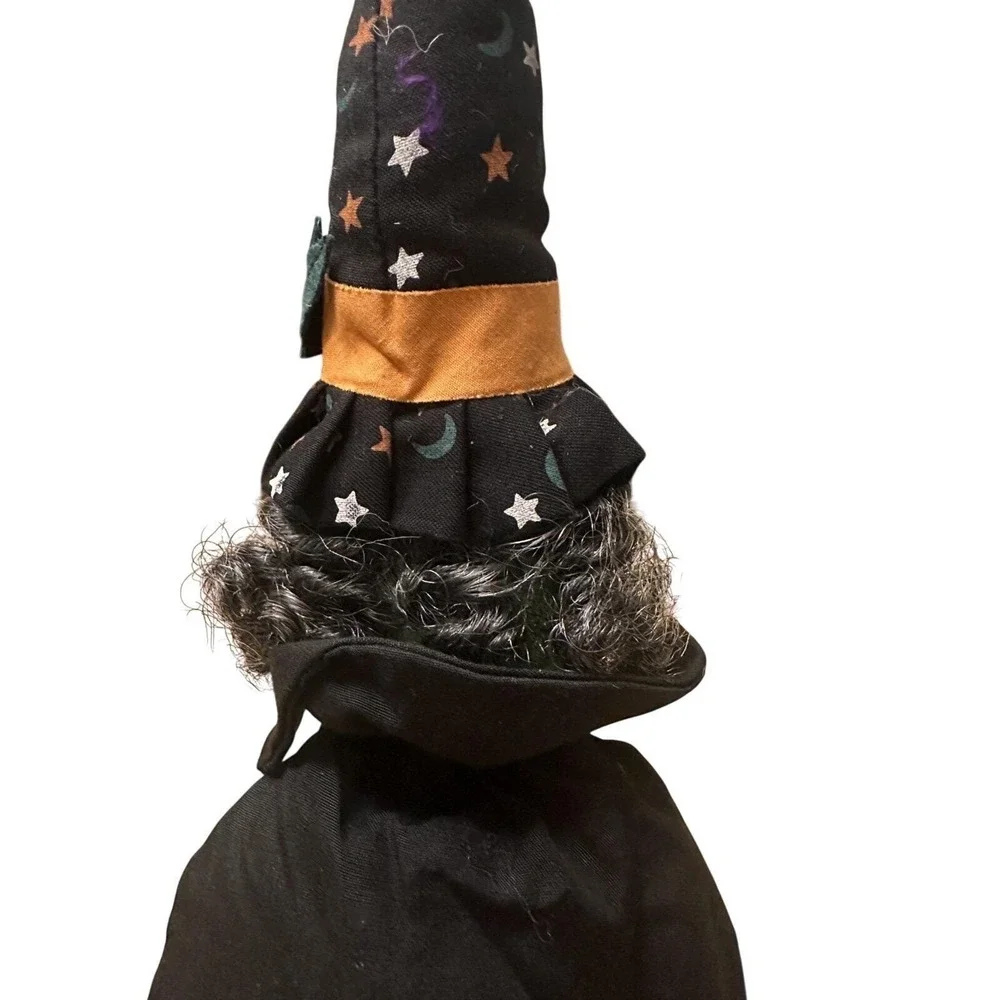 Vintage RARE 1998 Halloween Shelf Sitter WITCH Bean Bag‎ Bottom 32 Inches Long